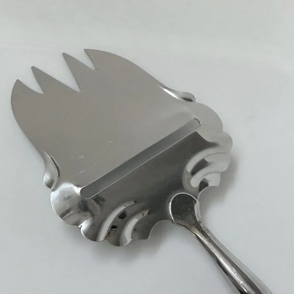 Vintage Spar Norway 18/8 Stainless Scandinavian Cheese Slicer Wood Handle 8.5”